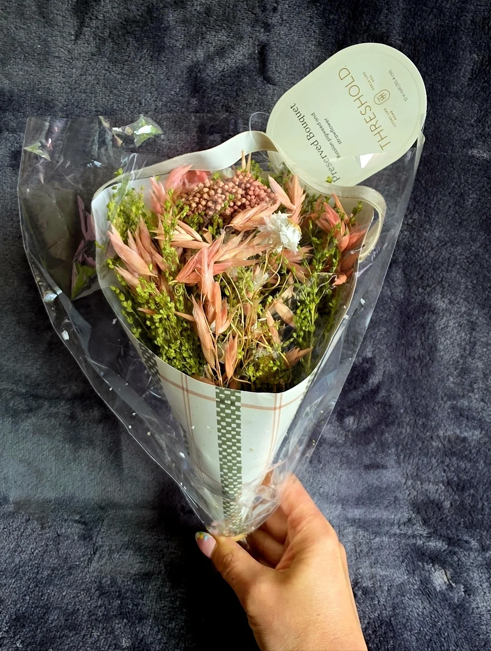 New Threshold Easter 2026 Preserved Bouquet arrangement of dried flowers & grass